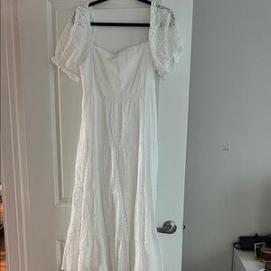 Francesscas White Eyelet Dress